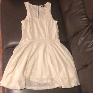 Express White/Ivory Lace Dress